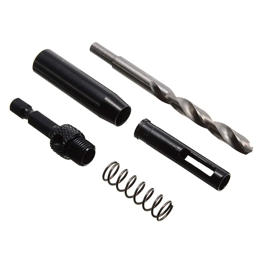 Binoax 7/816 Pcs Self Centering Hinge Tapper Core Drill Bit Set for Woodworking Adjustable Door Window