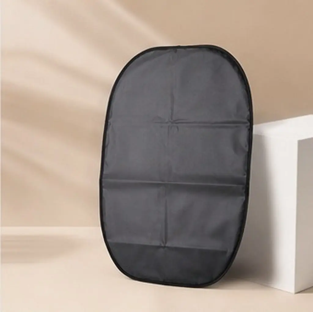 Waterproof Rain Cover for Tote Bag Handbag Large Full Coverage Tpu Travel Rain Bag Cover with Hook and Loop Fastener Black