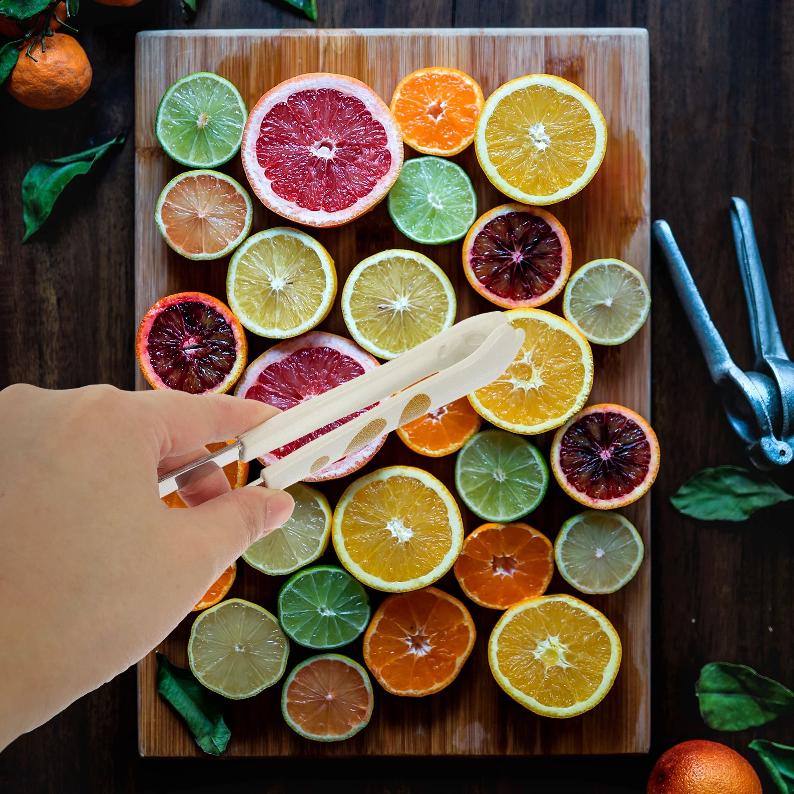 

Stainless Steel Cat Claw Salad Tongs Anti Scalding Silicone Grip Bbq Tool Outdoor Cooking Grilling Accessory Portable