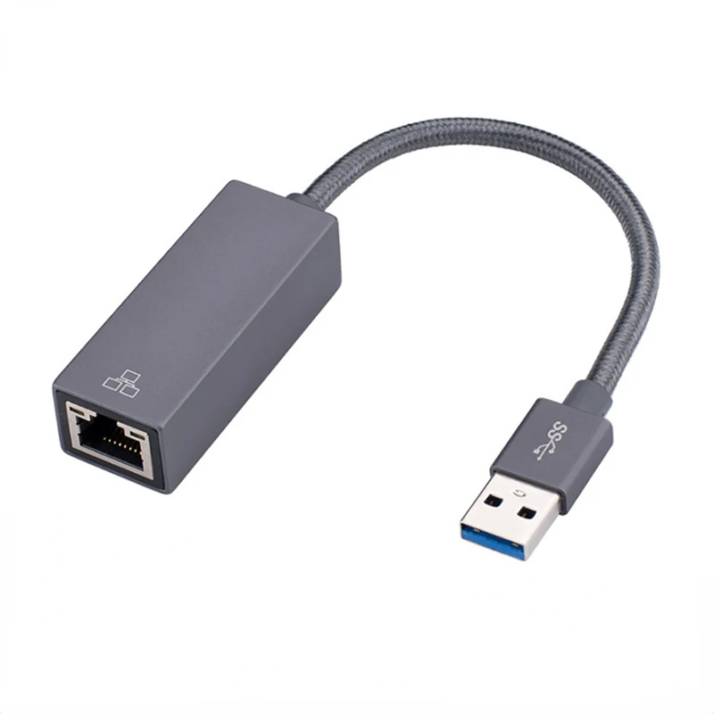 

USB To RJ45 Driver-free Network Card 2.5G Gigabit Network Card Type-c To RJ45 Network Port USB Network Card