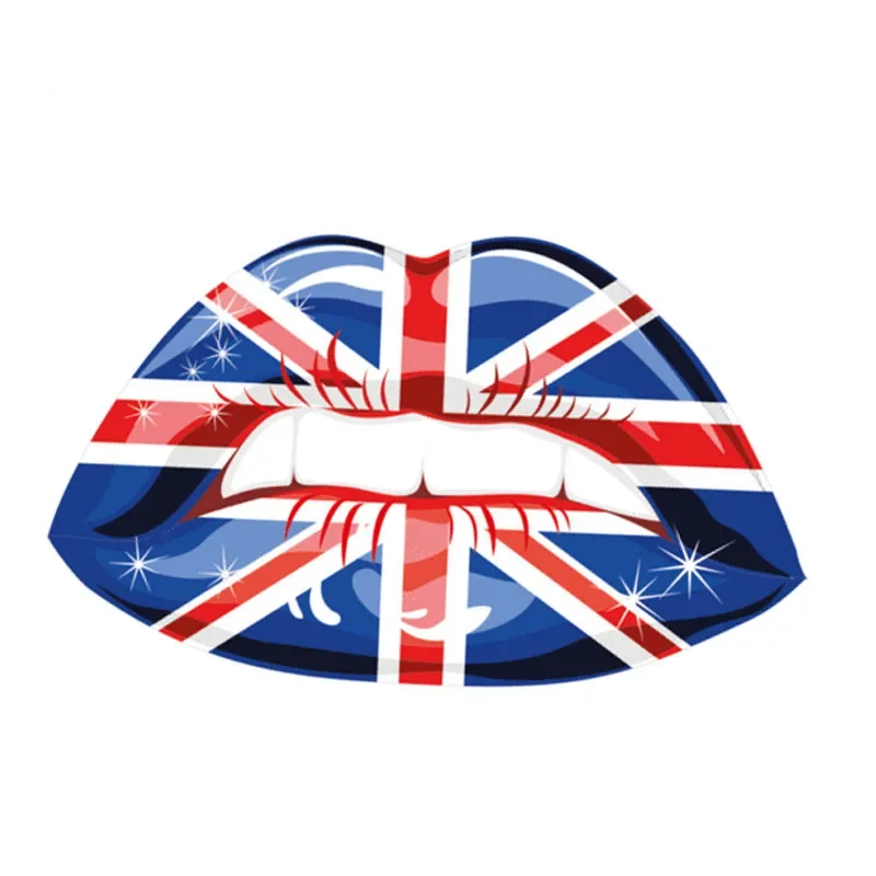 

Car Accessories Great Britain Flag Lips Love Car Sticker Decal