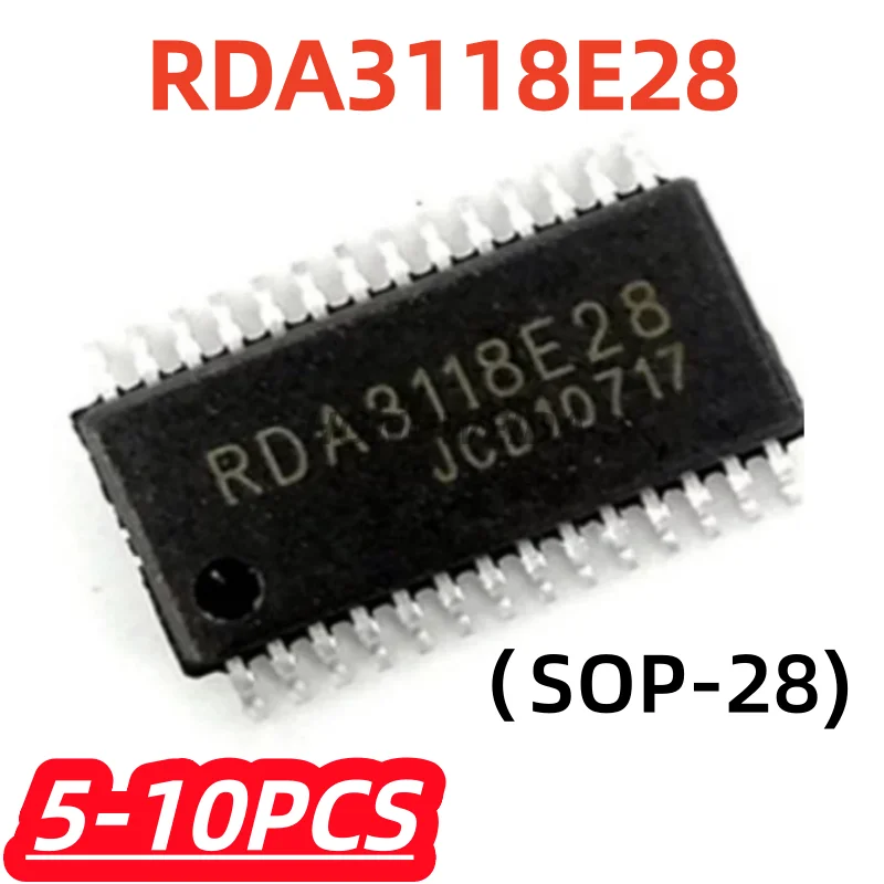 5-10Pcs/lot 100% New RDA3118E28 RDA3118E sop-28 Common audio block chip IC