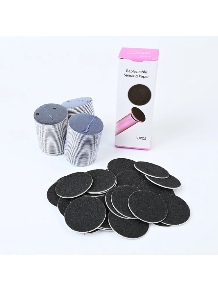60pcs/Box Foot Dead Skin Sandpaper For Electric Nail File Cuticle Callus Replaceable Sanding Paper Professional Pedicure