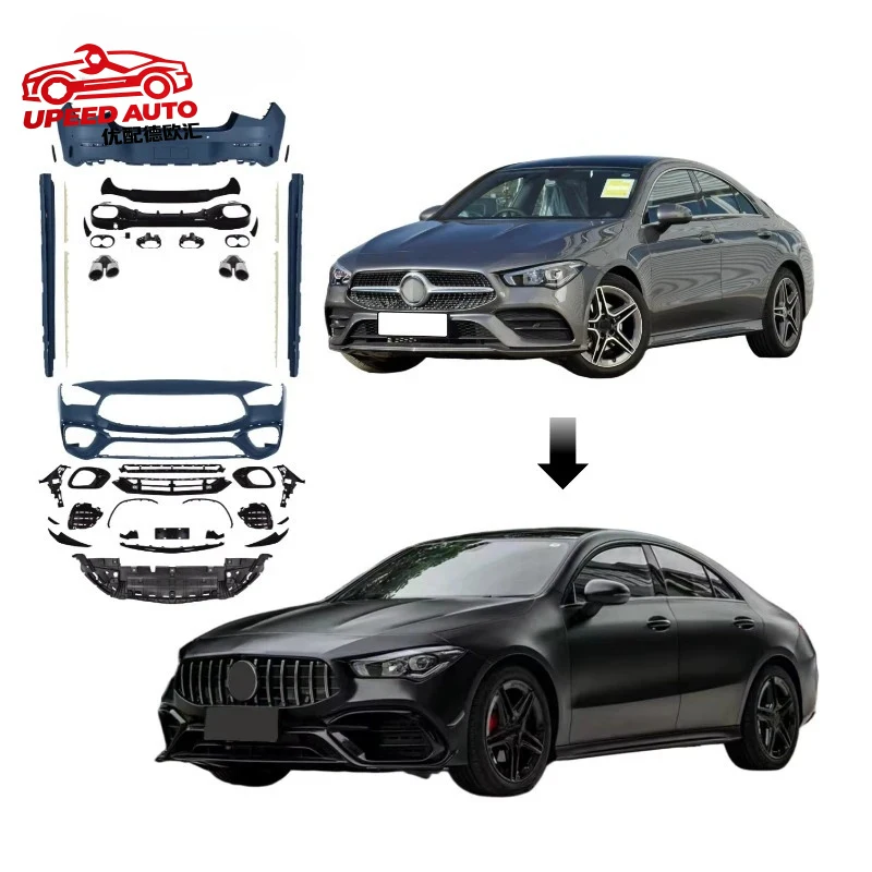 

Suitable for 2025 New Design Wholesale Bodykit Mercedes CLA Class W118 2020-2024 Upgrade To CLA45 AMG Style Car Bumper