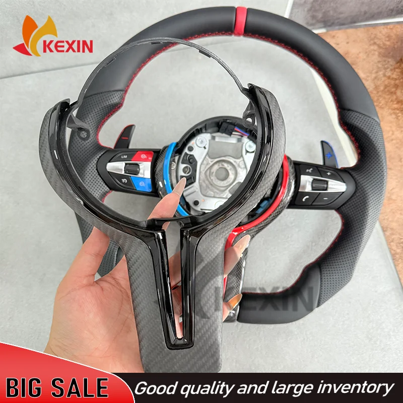 Steering wheel trim carbon fiber suitable for BMW M-series F80 F82 F10 F06 F12 F13 F15 F16 M-sport F20 F22 F30 F31 F32 F33 F36