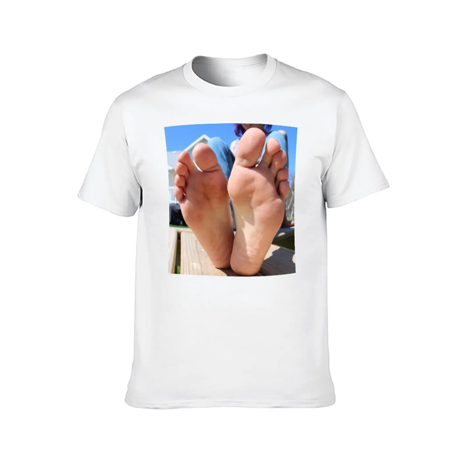 足フェチソール Tシャツ面白い tシャツコットンマン tシャツ Tシャツ