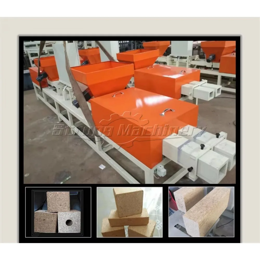 Sawdust hot press makes wooden tray foot wooden block press price