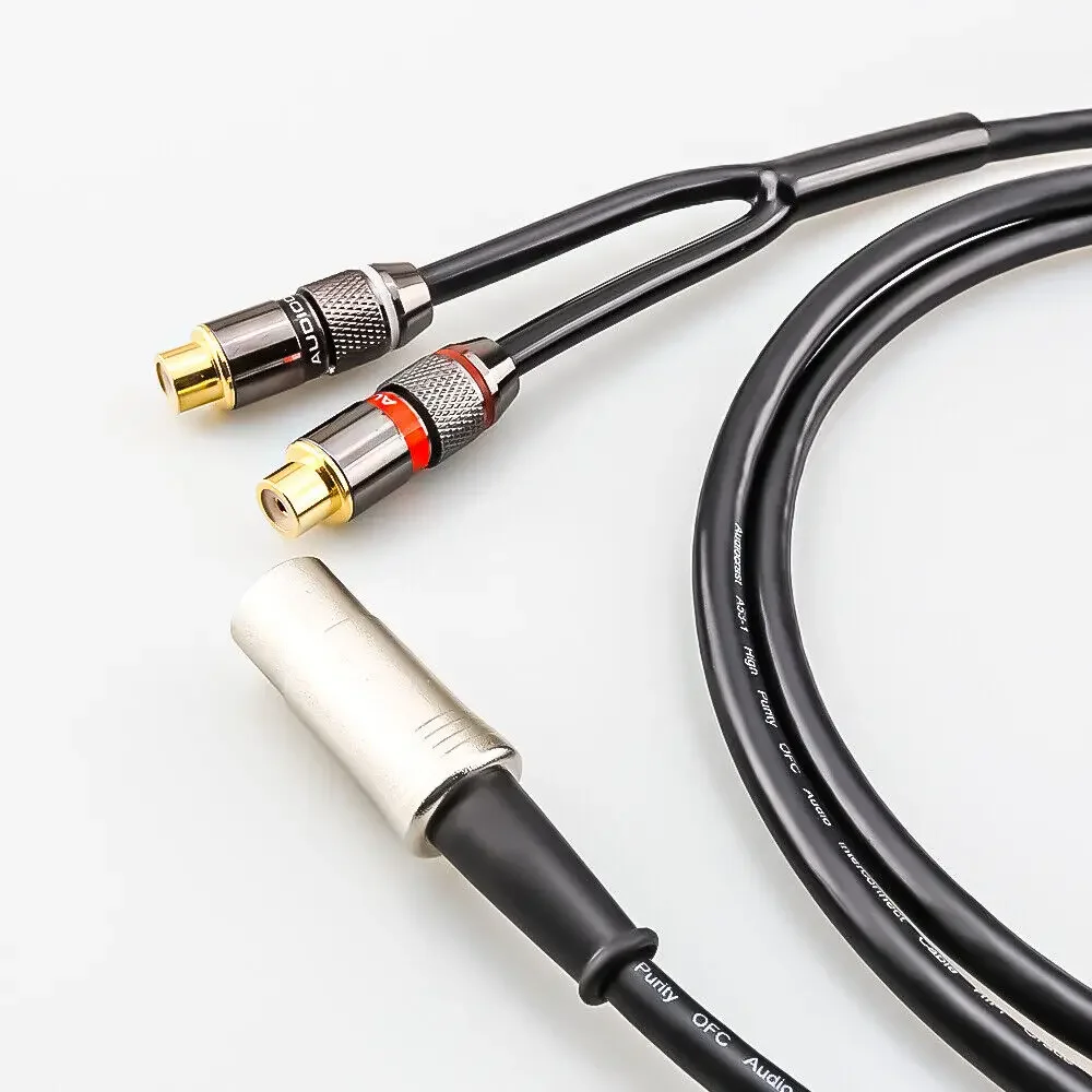 5-Pin Din Male to 2-RCA Female Jumper Cable For BO, Naim Systems