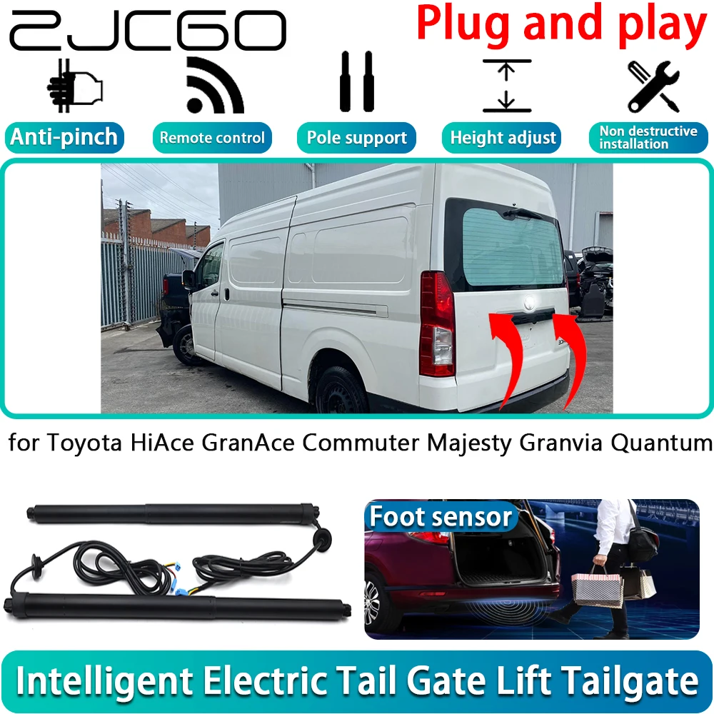 for Toyota HiAce GranAce Commuter Majesty Granvia Quantum Electric Powered Tailgate Power Liftgate Automatic Tailgate System
