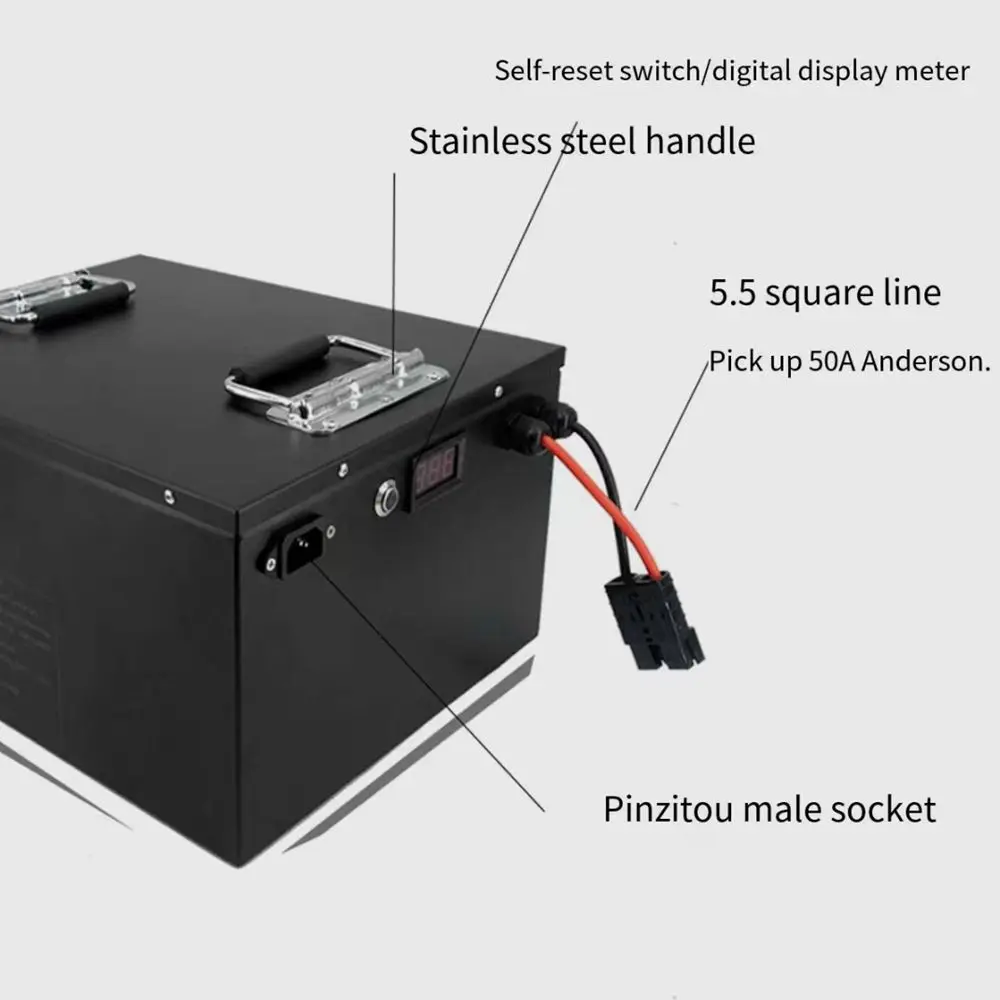 Lifepo4 24v 100ah 120ah 150ah battery with 100A 150A BMS for electric fishing boat solar panel 24V 2000W inverter +10A Charger.