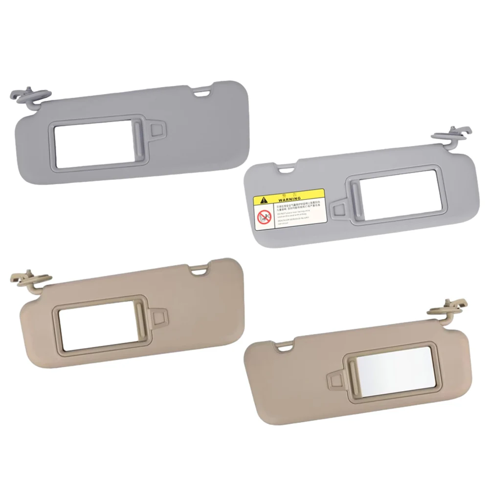 

Для Hyundai Elantra AD 2016 2017 2018 2019, автомобильный солнцезащитный козырек с зеркалом, серый, бежевый, левая и правая сторона, со стороны водителя и пассажира