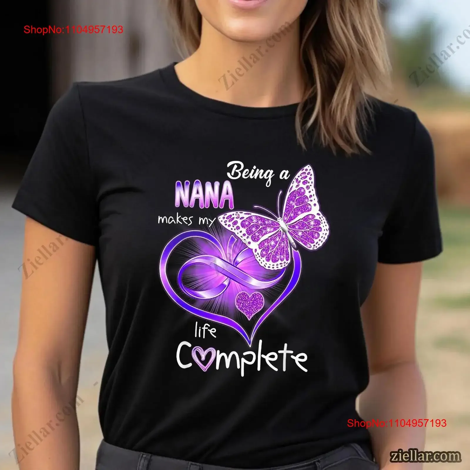 

Being a Nana Makes Life Complete T Shirt Special for Women vintage Washed designer clothes Versatile Breathable homme