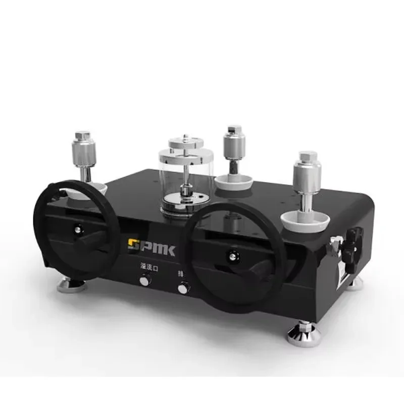 for SPMK213J Hydraulic Calibration Pump 0.9-700 Bar Pressure Test Hand Pump Portable Manual Hydraulic Pressure Generator Tool