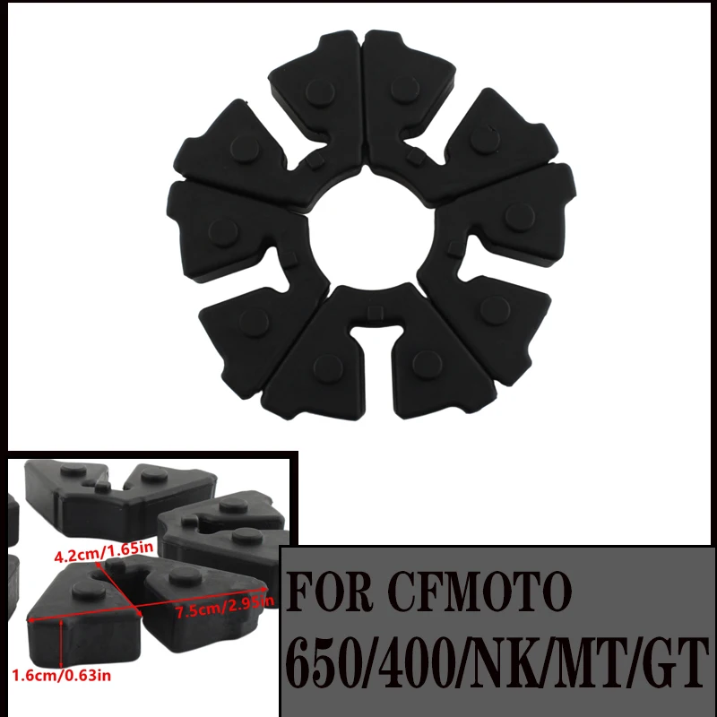 

For CFMOTO CF250-6 250NK 250SR 250nk Motorcycle Sprocket Hub Damper Rear Wheel Drive Rubber Buffer Set