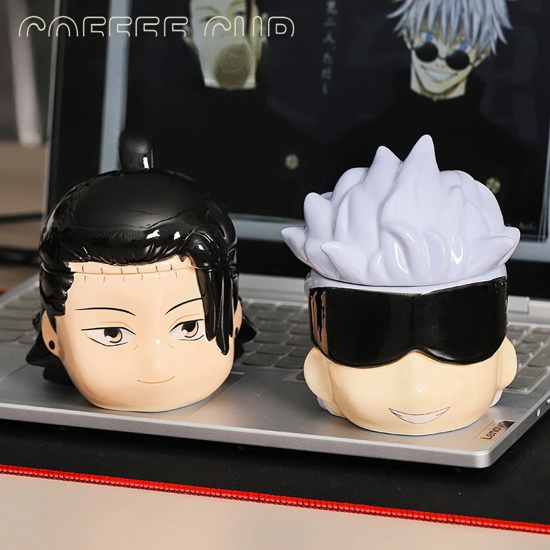 

Jujutsu Kaisen аниме Gojo Satoru Geto Suguru Керамическая кружка. Персонализированная чашка для кофе и молока, меняющая цвет с температурой.