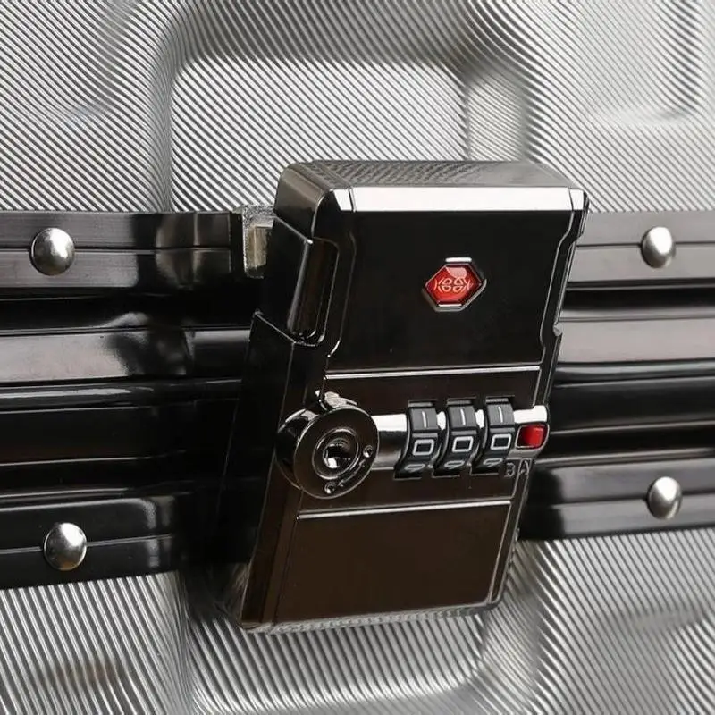 Metal 3-Digit Combination Lock Anti-Theft Security Padlock for Student Locker Travel Luggage Suitcase Backpack