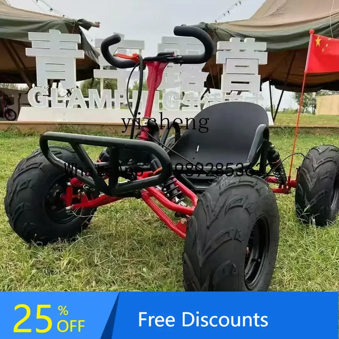 

AB Electric Off-Road Go-Kart Drift Two-Stroke All-Terrain Off-Road Vehicle for Adults and Children Dual-Use Beach Car