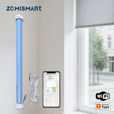 제미스마트 WiFi 롤러 블라인드 모터 (37/38mm 튜브용) | 스마트 Tuya 앱, Alexa Google 홈 음성 제어 스마트 드라이버 제미스마트 WiFi 롤러 블라인드 모터 (37/38mm 튜브용) | 스마트 Tuya 앱, Alexa Google 홈 음성 제어 스마트 드라이버