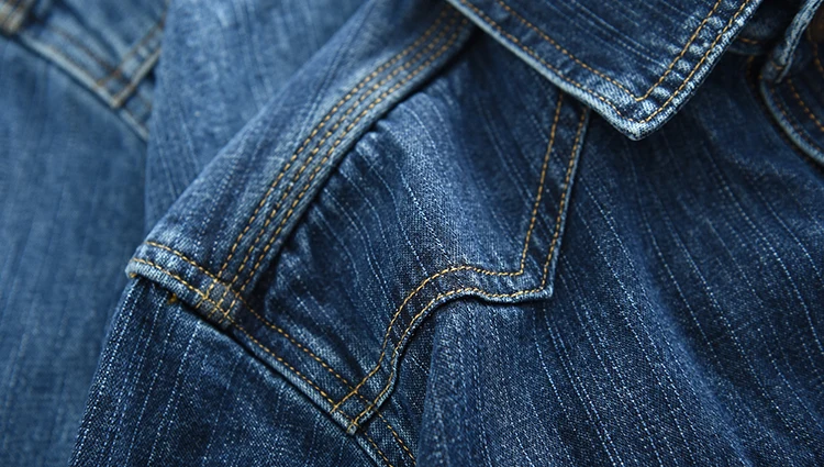 Hochleistungs-Jeans hemd für Jungen mit lockerer Passform und langen Ärmeln – Detail 7