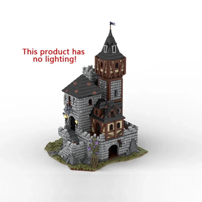 Medieval Castle Model MOC Building Bricks Classic Stone Brick Castle Modular Technology Gifts Holiday Assemble Children Toy Suit