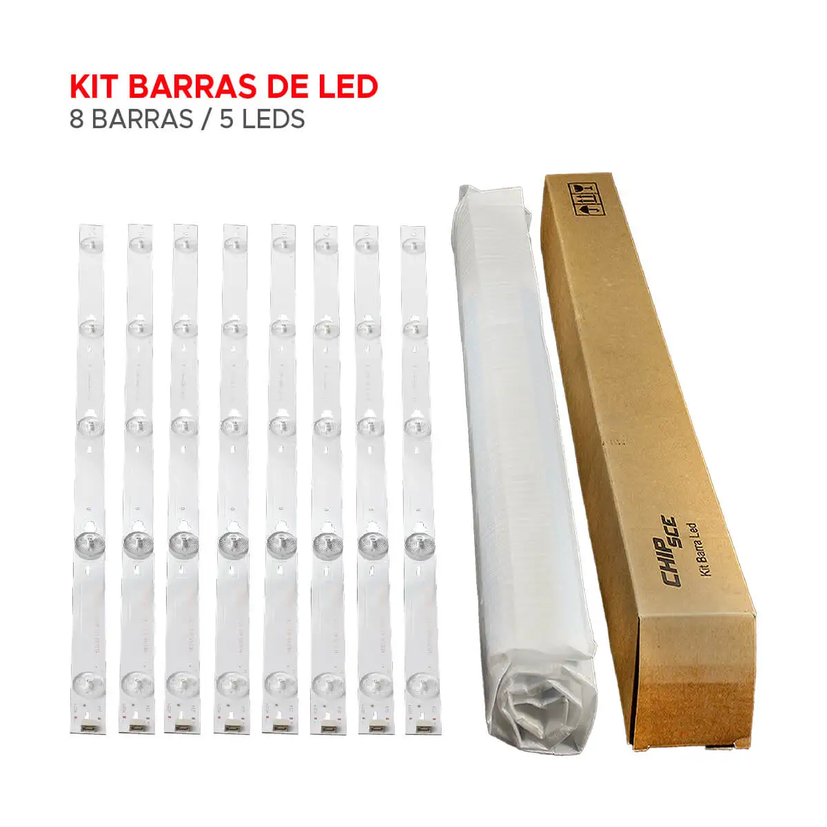 Kit 8 Led Bars Compatible with Tv L48s4700fs L48s4700