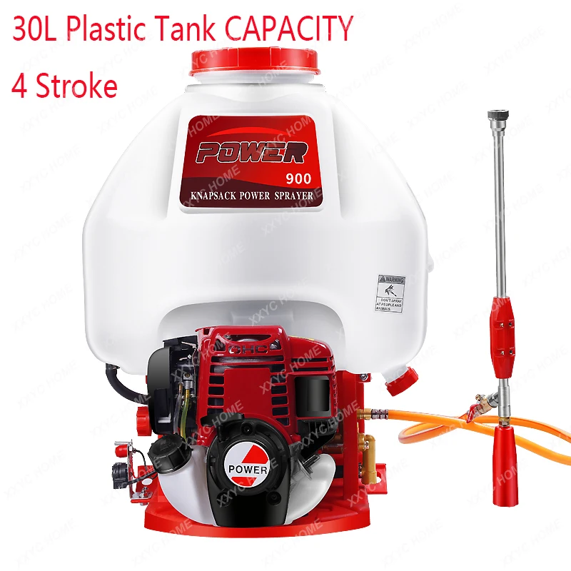 4 Stroke GX35 Engine 20L 25L 30L Tank  Agricultural Disinfection Farm Wet Water Mist Pesticide Machine Knapsack Gasoline Sprayer