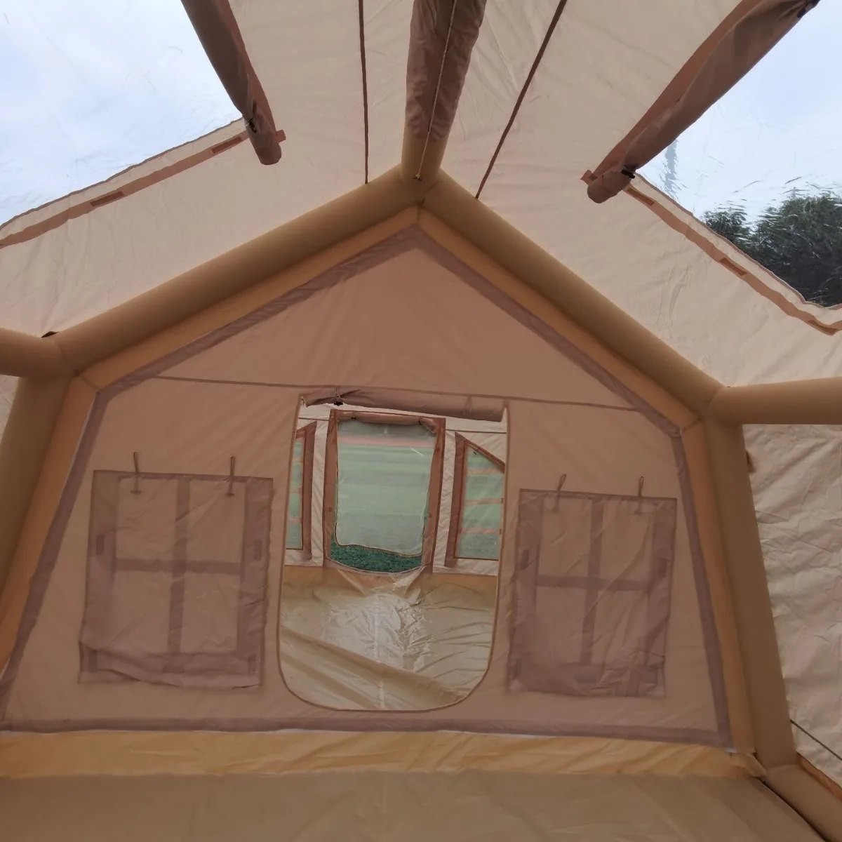 17.2 square meters, outdoor camping tent, convenient, travel, vacation, shading, camp thickened, rainproof, inflatable tent