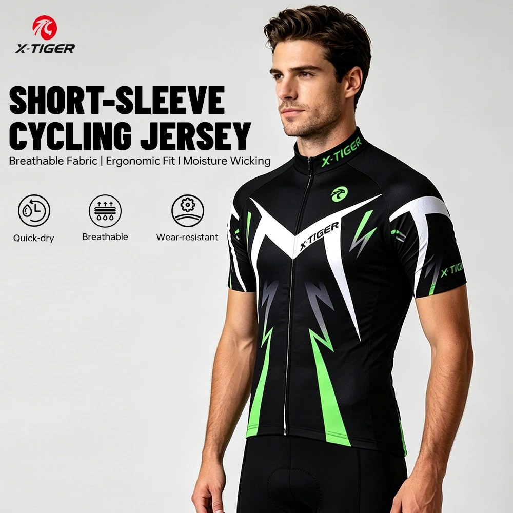X-Tiger Pro zestaw koszulek rowerowych letnia odzież rowerowa ubrania na rower górski odzież rowerowa rower MTB odzież rowerowa kombinezon rowerowy
