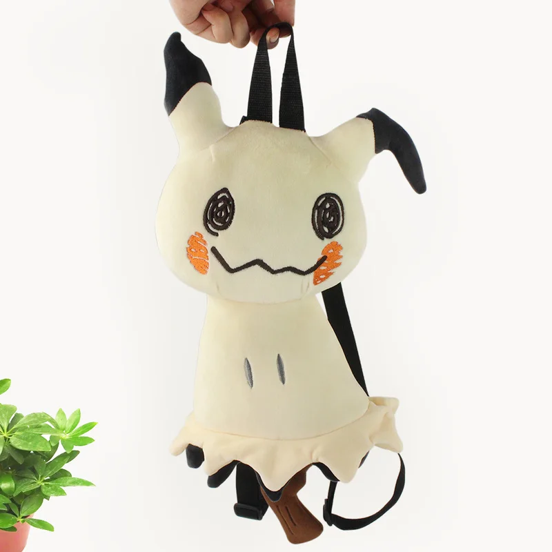 40cm Pokemon Anime Mimikyu Plush Backpack Doll Model For Children Student School Bag Children High Capacity School Bag Toys Gift