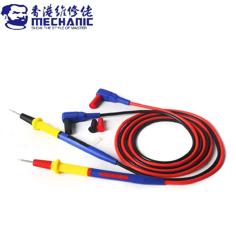 MECHANIC P30 1000V 16A Multimeter Pen f Digital Multimeter Test Rod Soft Anti-scalding 121cm Silicone Wire Extra Tip Test Pen