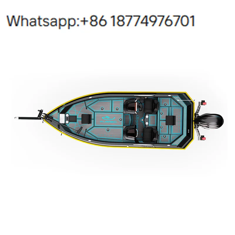 Bote de Pesca de Aluminio Ligero y Duradero de Primera Calidad, Ideal para Uso en Agua Salada y Agua Dulce