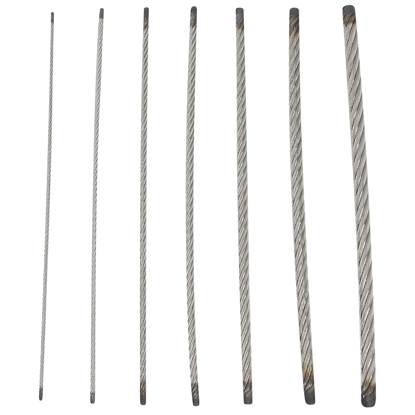 Picture 3: 304 Stainless Steel Cable, 1.5/2/3/4/5/6mm Metal Rope, Composed of 7X7 Strands of Steel Wire, Industrial Grade Material