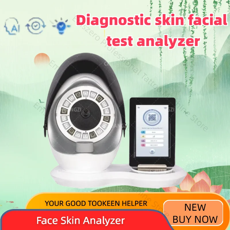 

2025 3D Smart Magic Mirror 8-Spectrum Skin Analyzer Facial Scanning Device Facial Test Skin Analysis Moisture Detection