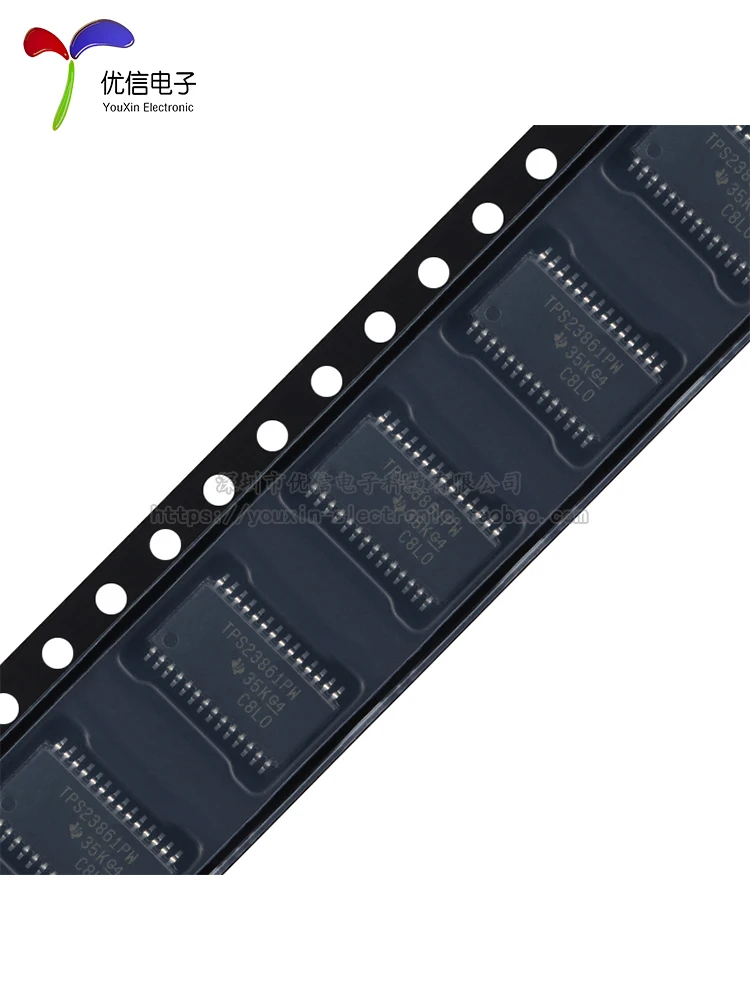 10PCS original TPS23861PWR TSOP-28 IEEE 802,3at vier-port Ethernet controller chip