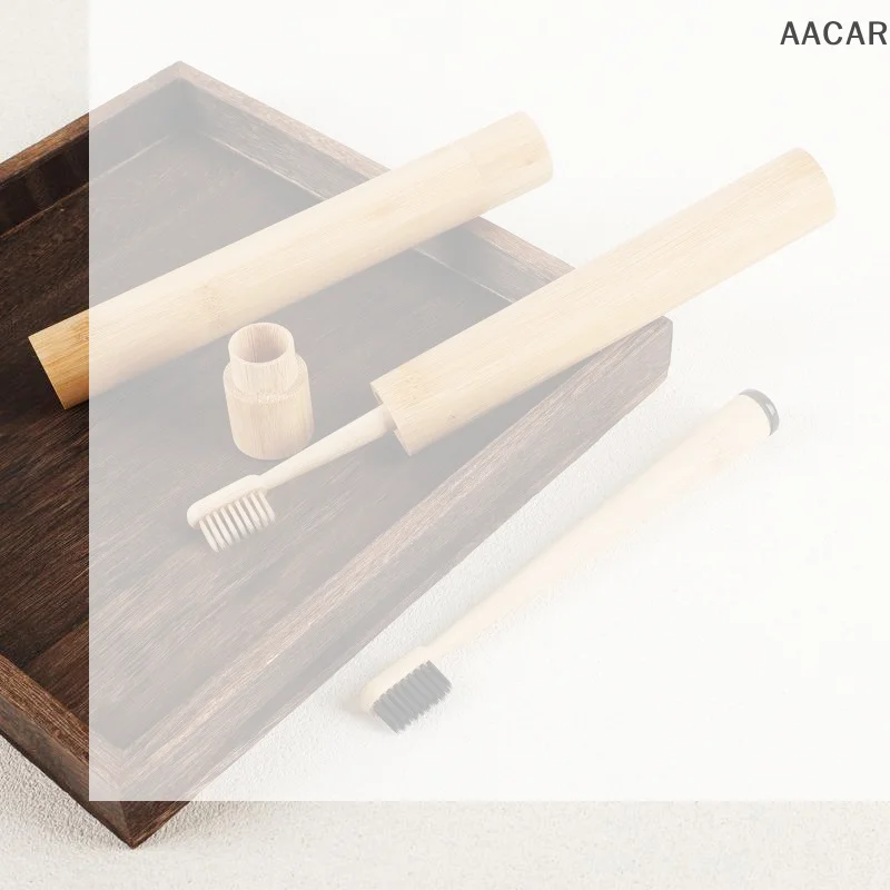 Bamboo Toothbrush Set - /ACR/1Pc/4Pcs Brosse à dents en poils