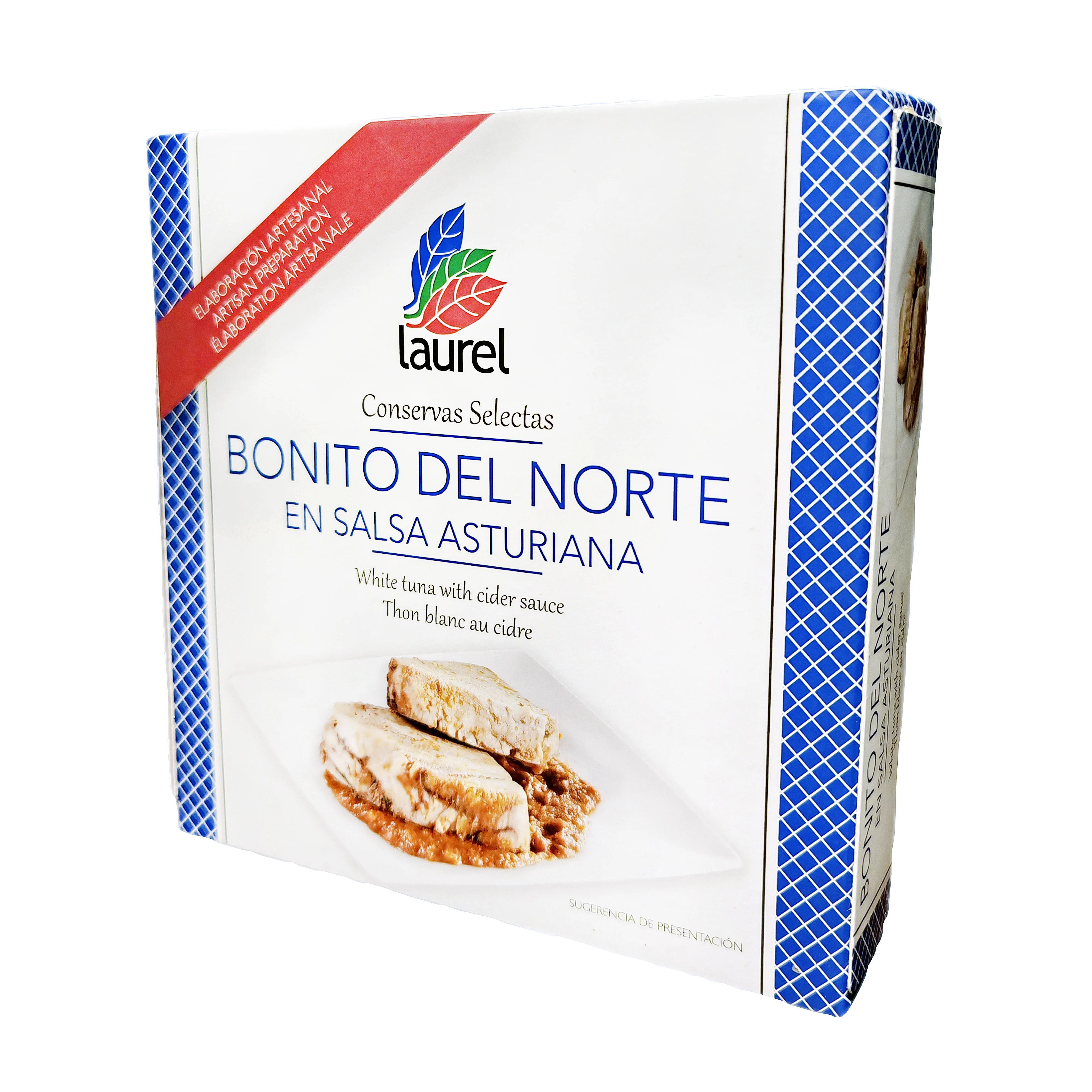 Bonito del norte en salsa asturiana. Conservas Laurel