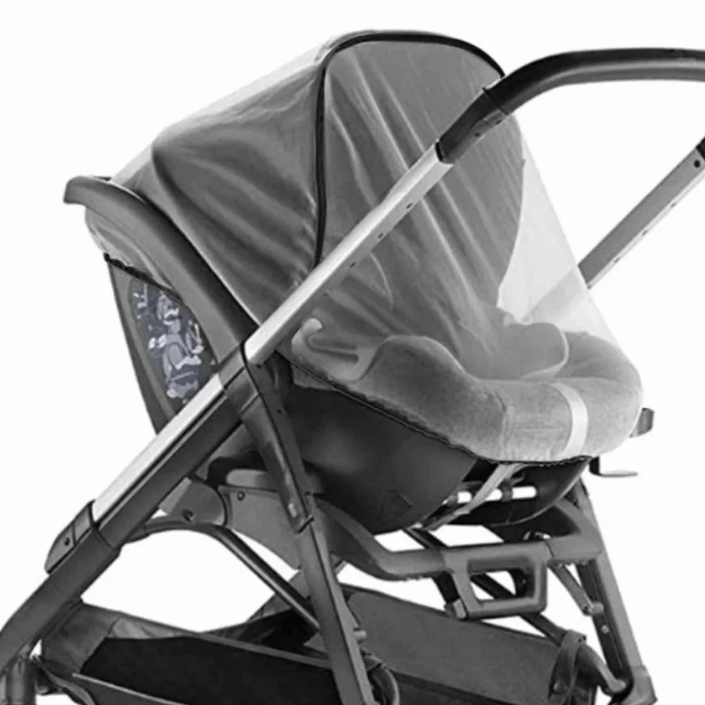 Polyester Baby Basket Shield Anti-insect Breathable Stroller Mesh Cover Universal Fit Portable Insect Mesh Shield Travel