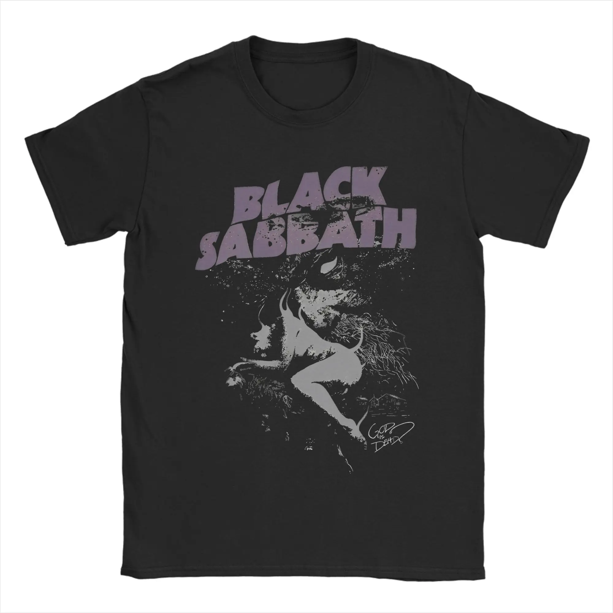 

Men Women Graphic Printing Black Sabbaths Tee T Shirt Pure Cotton Metal Music T-shirts Clothes