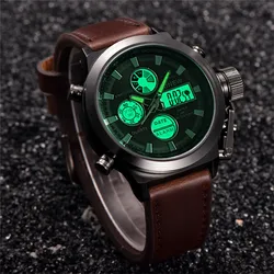 1pc / lot Original XINEW Brand Watches For Men Students Fashion Leather Band Sports Quartz Vintage Electronic Watch Montre Homme