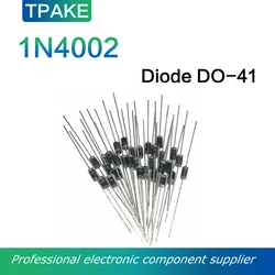 50PCS 1N4002 IN4002 1A 100V DO-41 Rectifier Diode