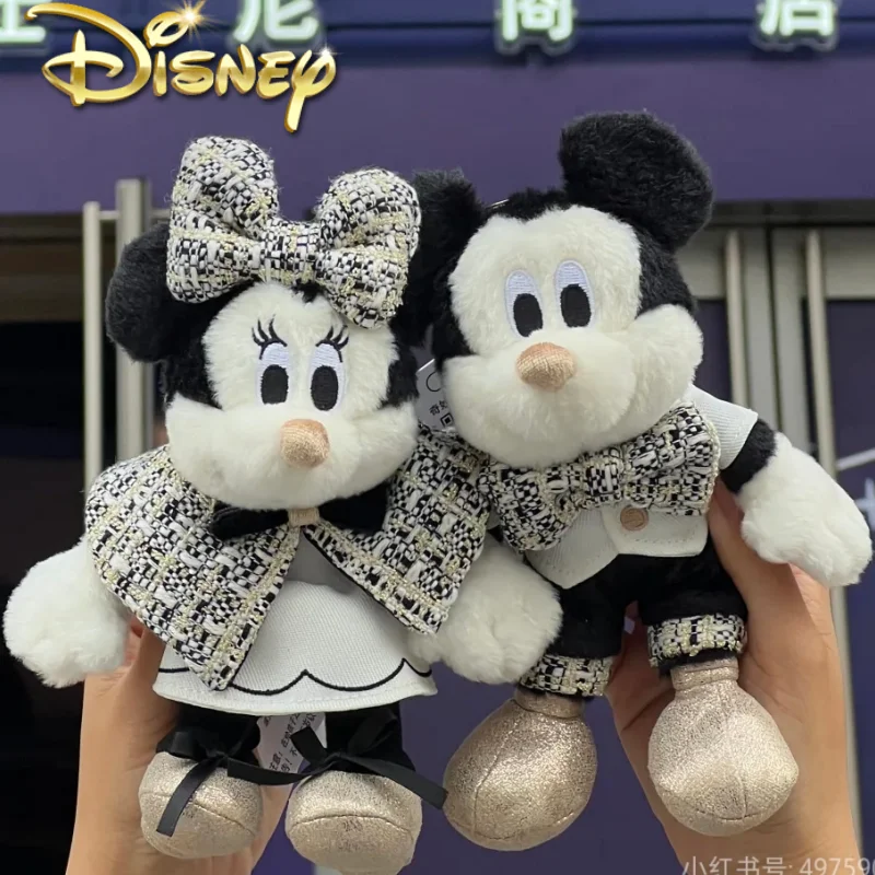 

Disney Platinum Party Snoopy Angel Teddy Bear Winnie the Pooh Fuzzy Pendant Keychain Plush Toy for All Ages Christmas Gift