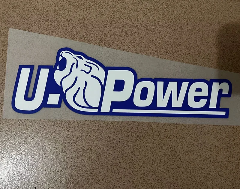 Football Badges Sponsor Customize U.Power Sticker Iron On Top Quality Soccer Patches 24.5cm