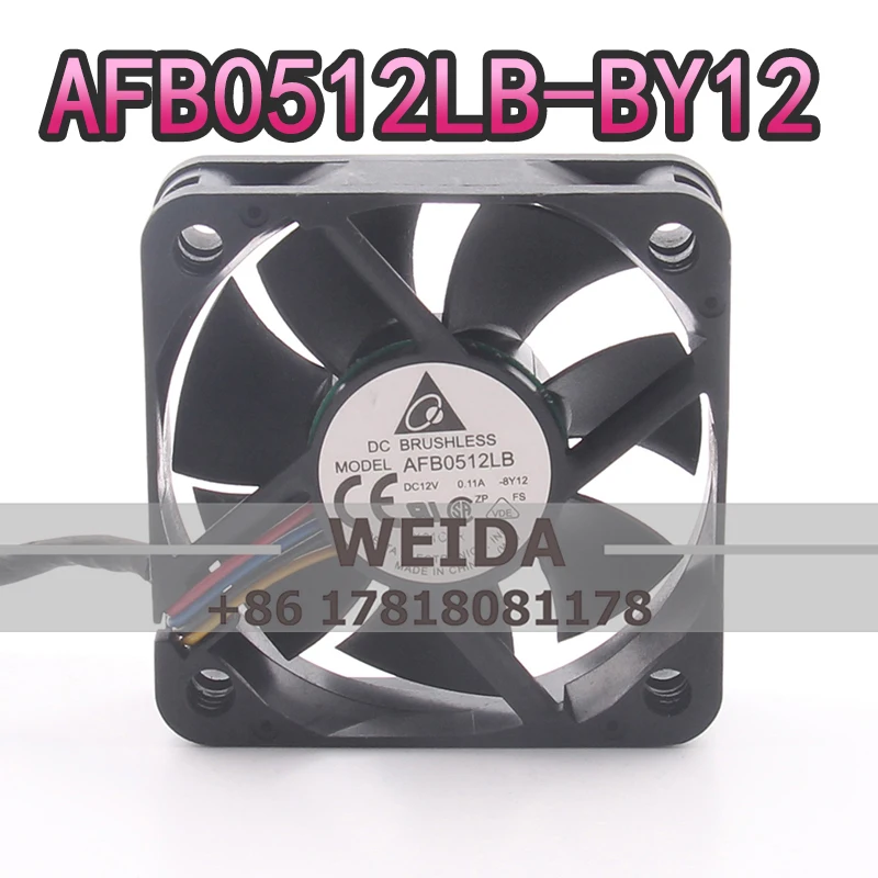 

Вентилятор охлаждения Delta 5015 12V 0.11A AC EC 5CM PWM с регулировкой температуры, бесшумный, для корпуса проектора AFB0512LB 50X50X15MM