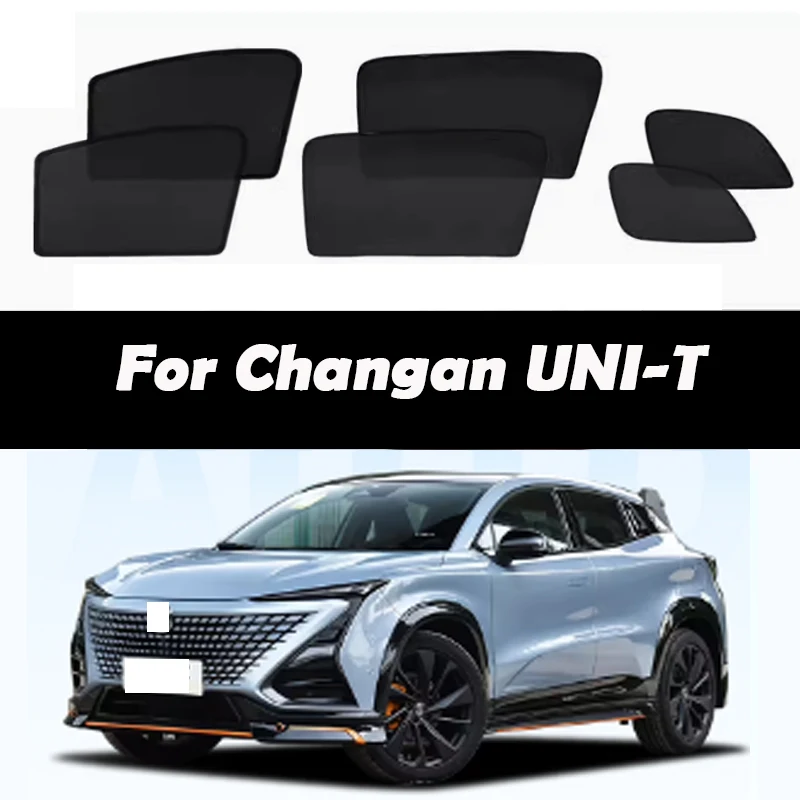 

For Changan UNI-T UNI T 2022-2025 Accessories Custom Car Sunshade Visor Mesh Curtain Side Window Sun Shade UV Heat Sunshield