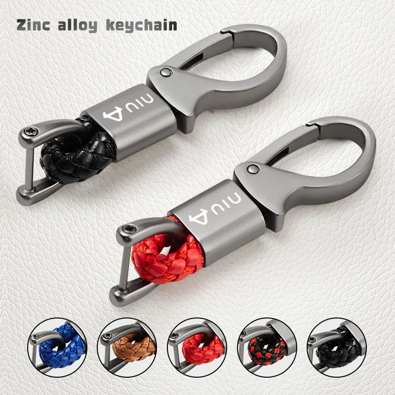 Suitable for NIU N1 N1S M1 U1 M+NG US U+UQI U+B zinc alloy keychain, keychain seat, motorcycle accessories, high-end gifts