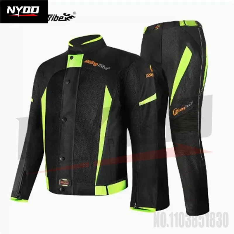 Rijdende Stam Motorrijpak Set Waterdichte Anti Herfst Warme Motorkleding 4 Seizoenen Winter Motorpak