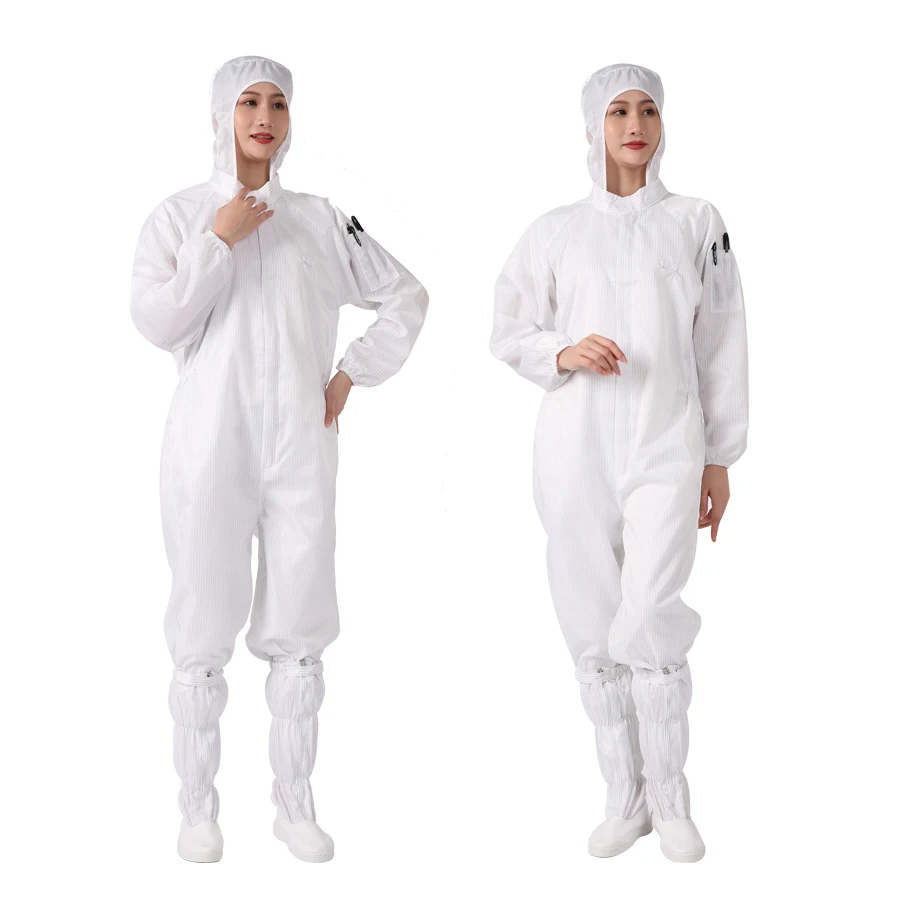 Reusable smock esd garment food industry suit/antistatic workwear esd clothes