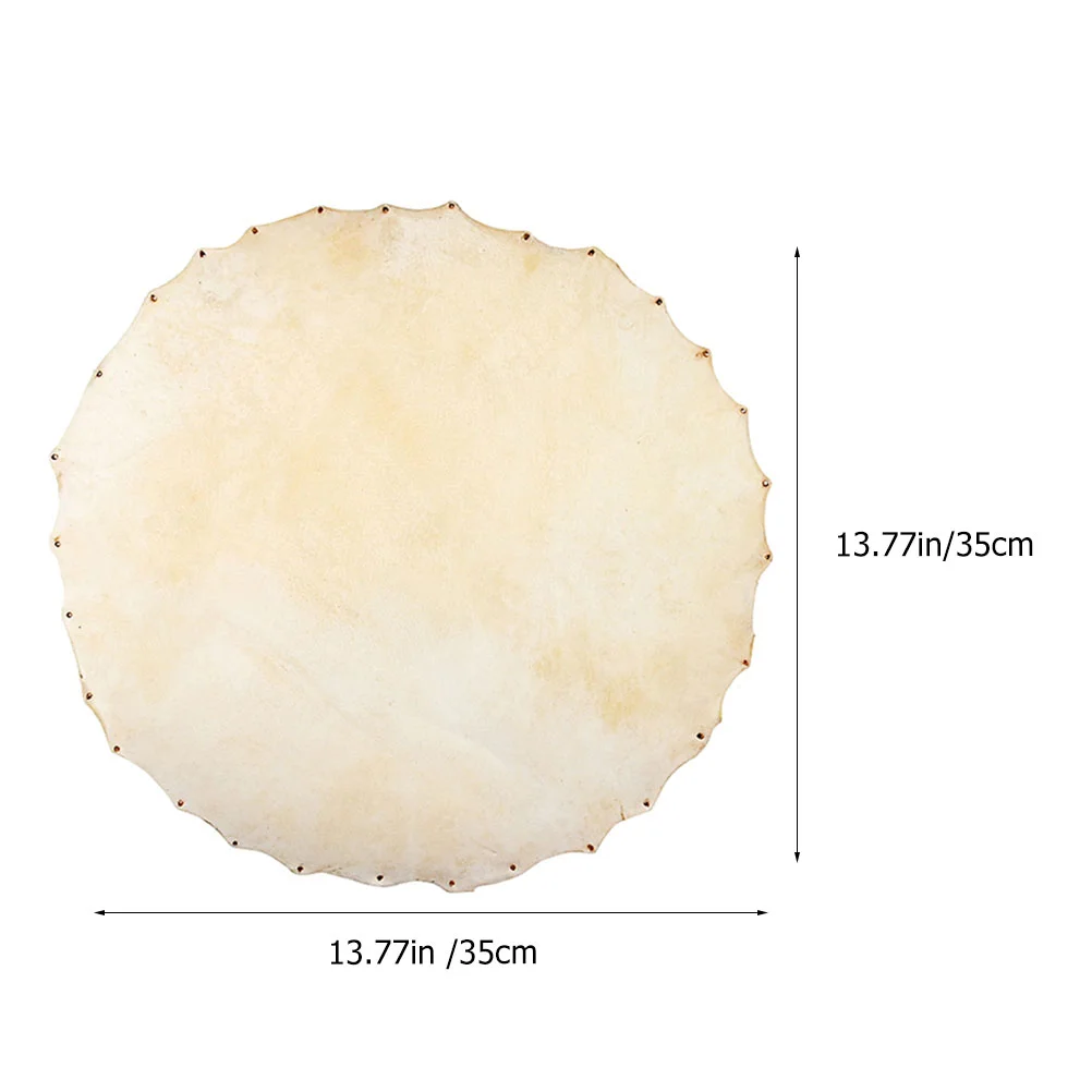 350MM Diameter Goat Skin Skin Replacement Sheepskin Musical Instrument Accessories Drum Fittings African Drum