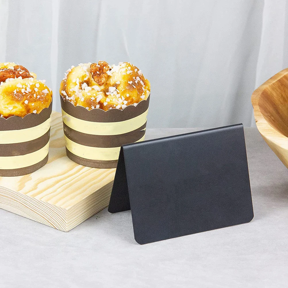 

15Pcs Desktop Chalkboard Signs Writing Drawing Price Boards Multifunctional Message Blackboards for Restaurant Table Decor