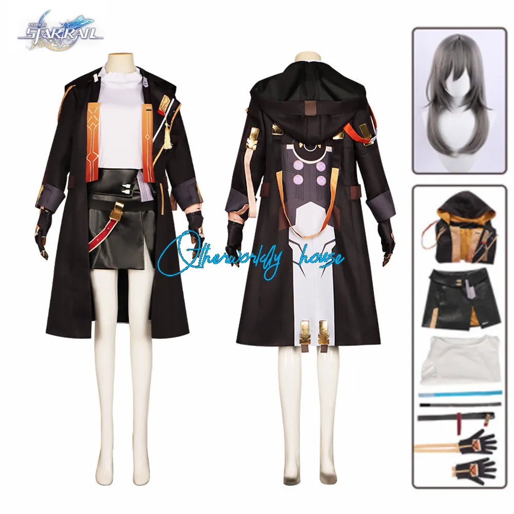 Game Honkai: Star Rail Trailblazer Woman Protagonist Cosplay Costumes Anime Suit Women Fancy Dress Outfit Wig Event Cosplay